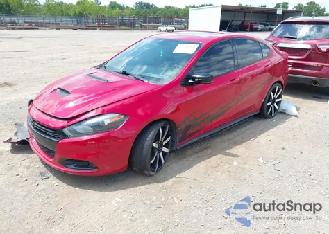 2016 Dodge Dart Gt из США, поврежденный, VIN 1C3CDFEB3GD701251
